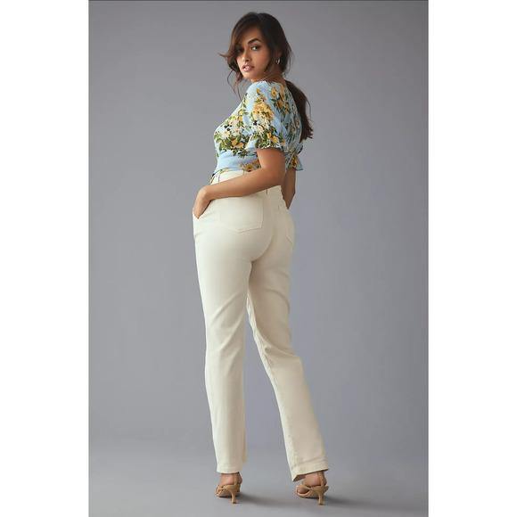 NWT Paige Drew Mid-Rise Relaxed-Leg Jeans - 34 waist - Picture 3 of 6